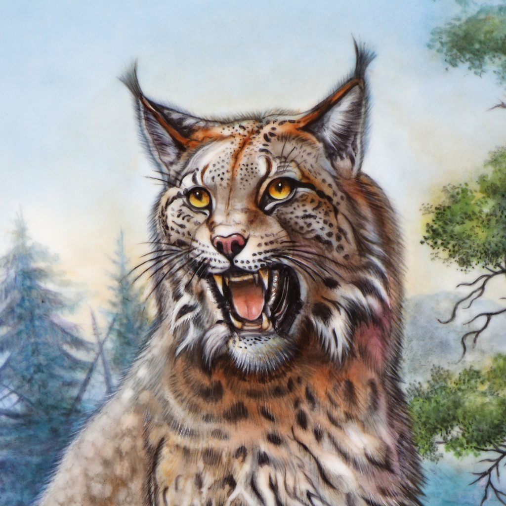 Ornamental plate, open-work